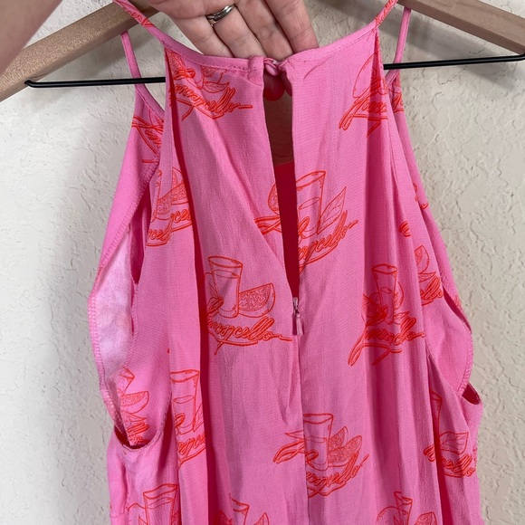 Never Fully Dressed Limoncello Halter Maxi Dress Pink Size 8 - Picture 7 of 10